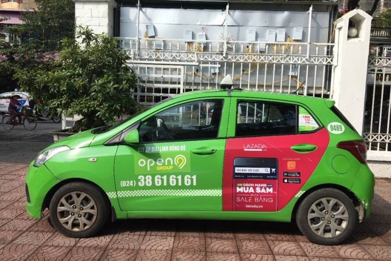 QUẢNG CÁO TRÊN TAXI OPEN 99