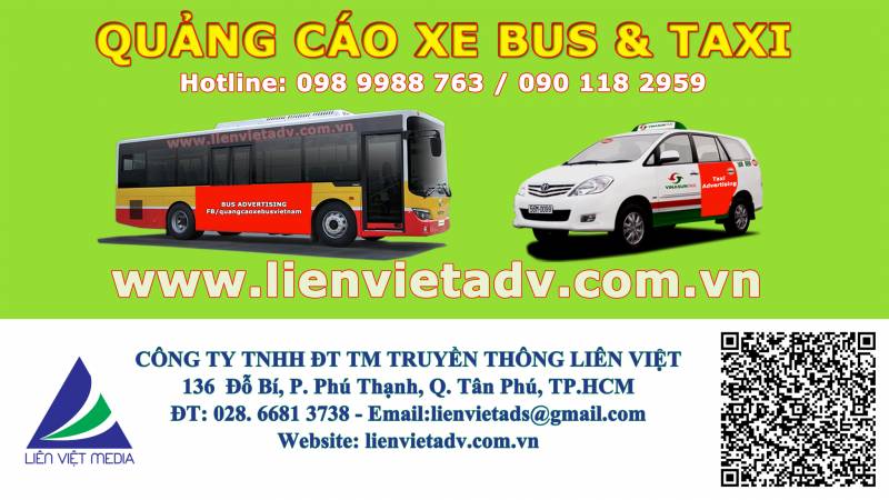Quảng cáo xe Bus toàn quốc giá rẻ
